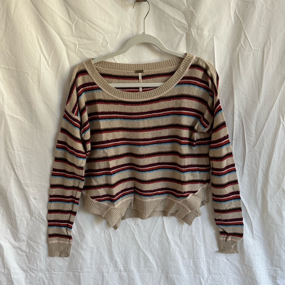 Free People Striped Sweater- Size S